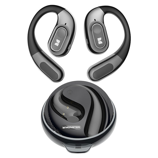 Handsfree Bluetooth Monster AC330 AI Translation, TWS, Negru
