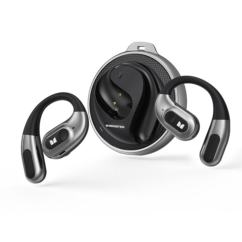 Handsfree Bluetooth Monster AC330 AI Translation, TWS, Negru