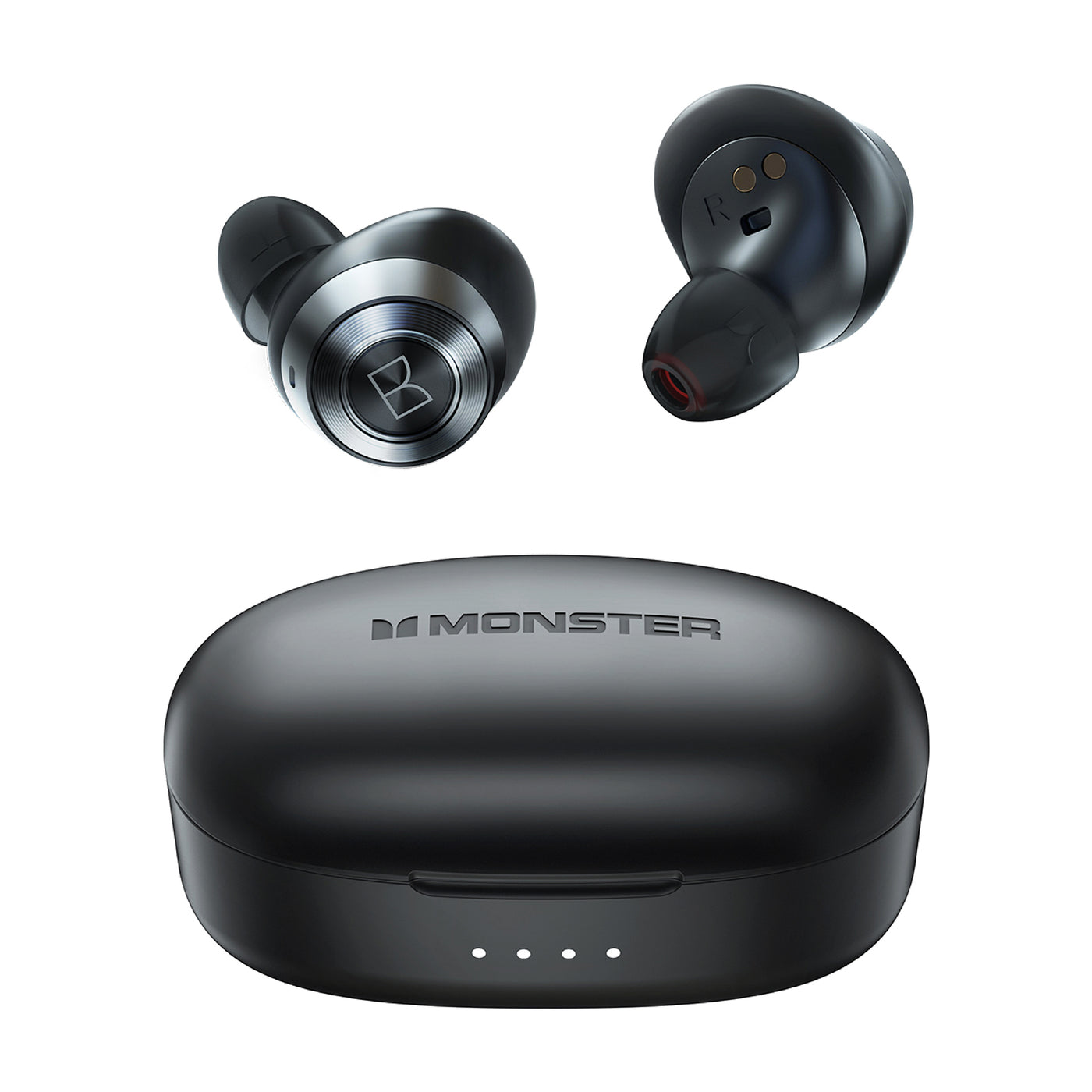 Handsfree Bluetooth Monster Achieve 100 AirLinks, TWS, Negru