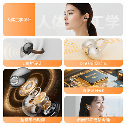 Handsfree Bluetooth Monster AirClip AC200, TWS, Crem Deschis