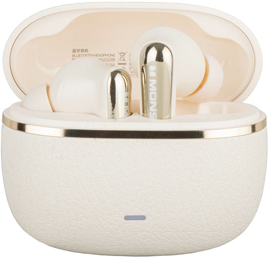 Handsfree Bluetooth Monster Clarity 200, TWS, ANC, Crem Deschis