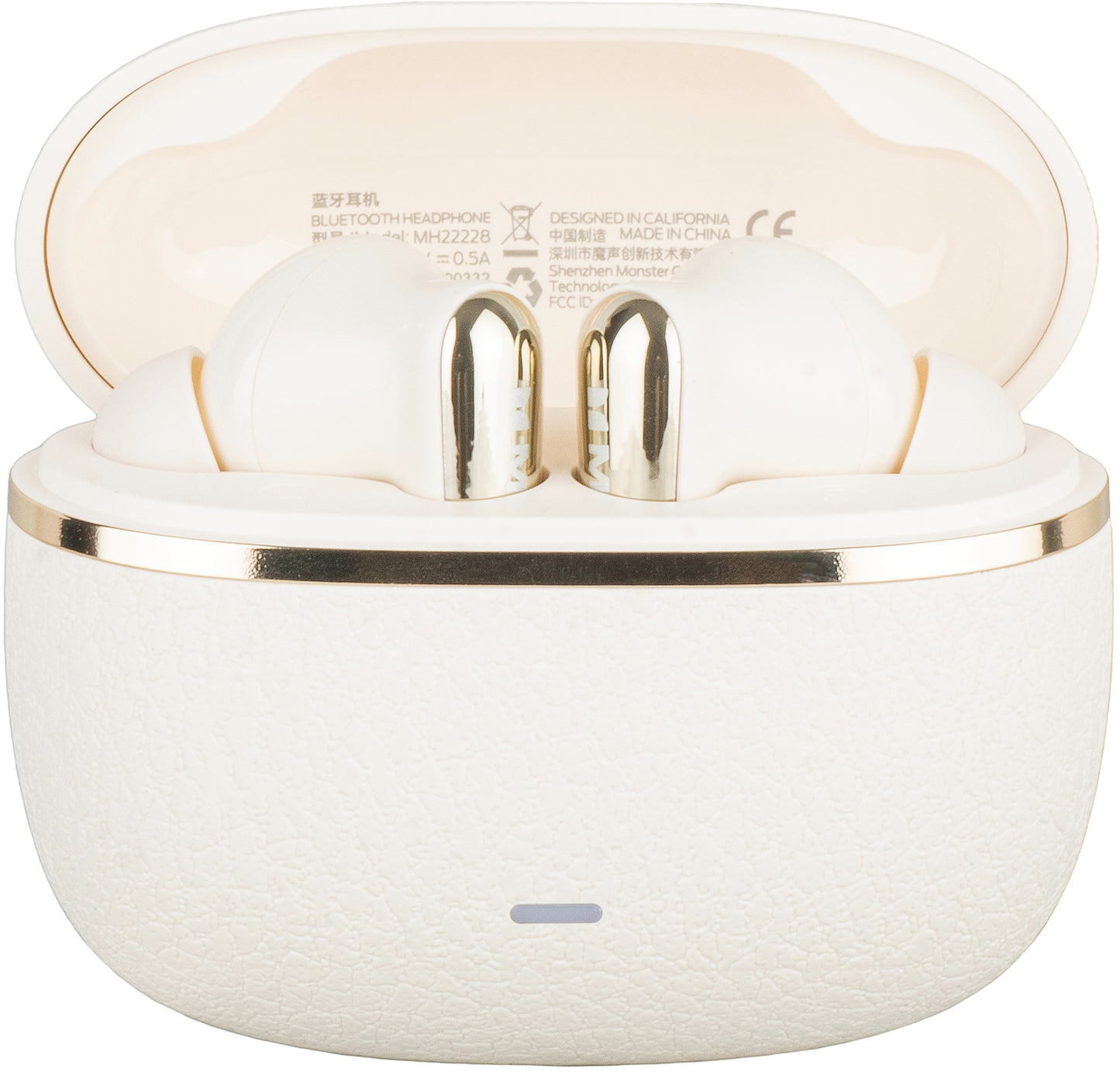 Handsfree Bluetooth Monster Clarity 200, TWS, ANC, Crem Deschis