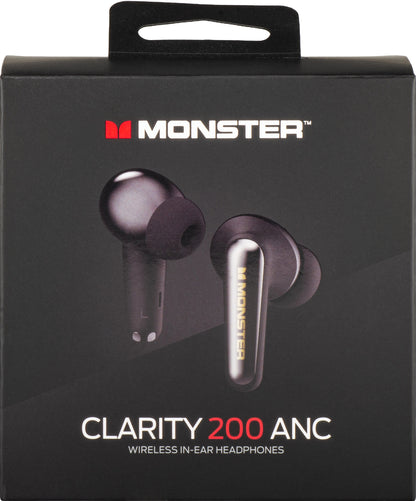 Handsfree Bluetooth Monster Clarity 200, TWS, ANC, Crem Deschis