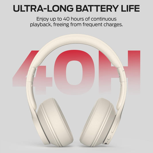 Handsfree Bluetooth Monster Mission 100, MultiPoint, A2DP, ANC, Alb