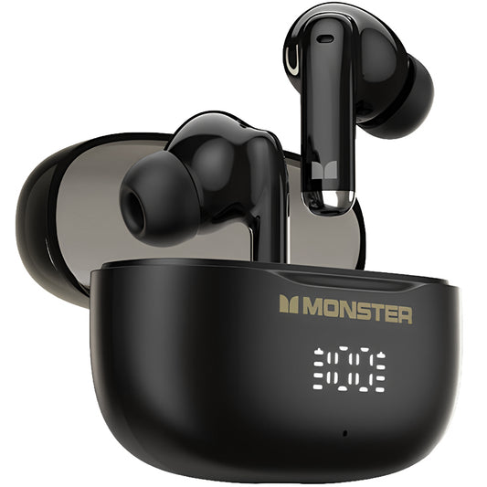 Handsfree Bluetooth Monster N-Lite 300, TWS, Negru