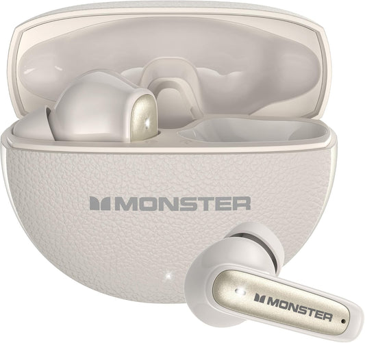 Handsfree Bluetooth Monster N-Lite 310, TWS, Crem Deschis