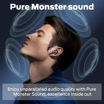 Handsfree Bluetooth Monster N-Lite 203 AirLinks, TWS, Negru
