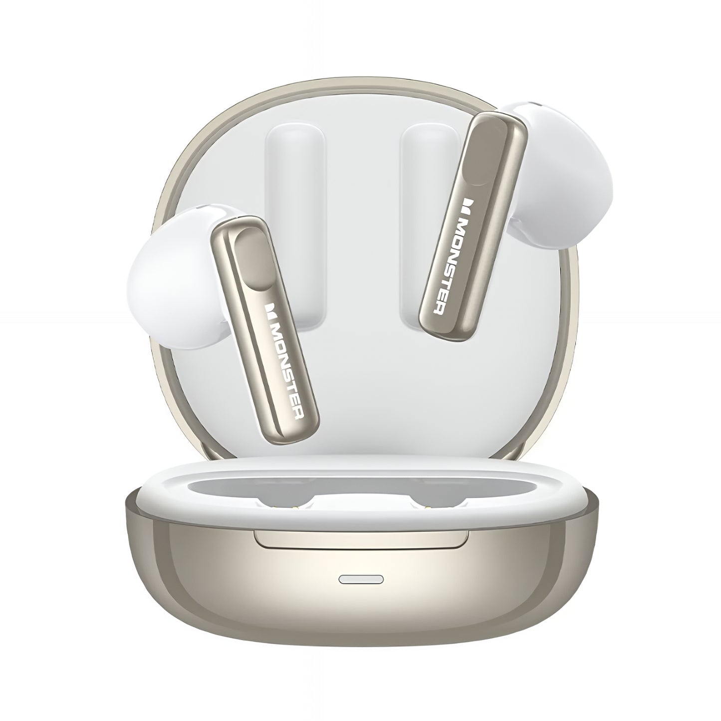 Handsfree Bluetooth Monster N-Lite 209, TWS, Argintiu