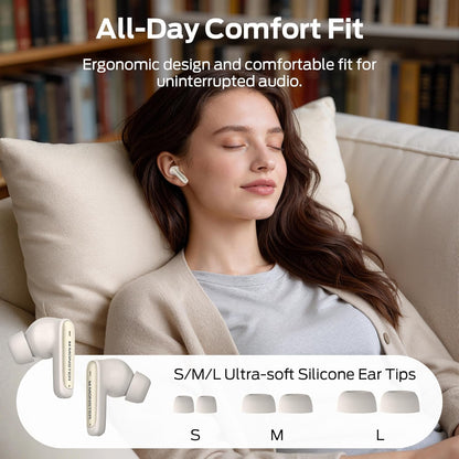 Handsfree Bluetooth Monster N-Lite 310, TWS, Crem Deschis