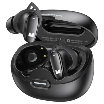 Handsfree Bluetooth Monster N-Lite 206, TWS, Negru