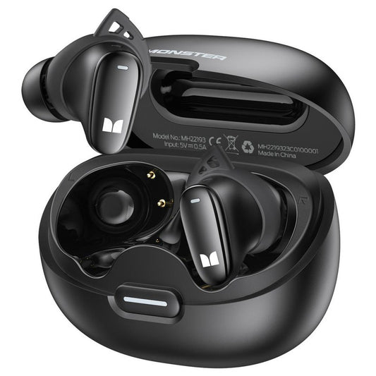 Handsfree Bluetooth Monster N-Lite 206, TWS, Negru