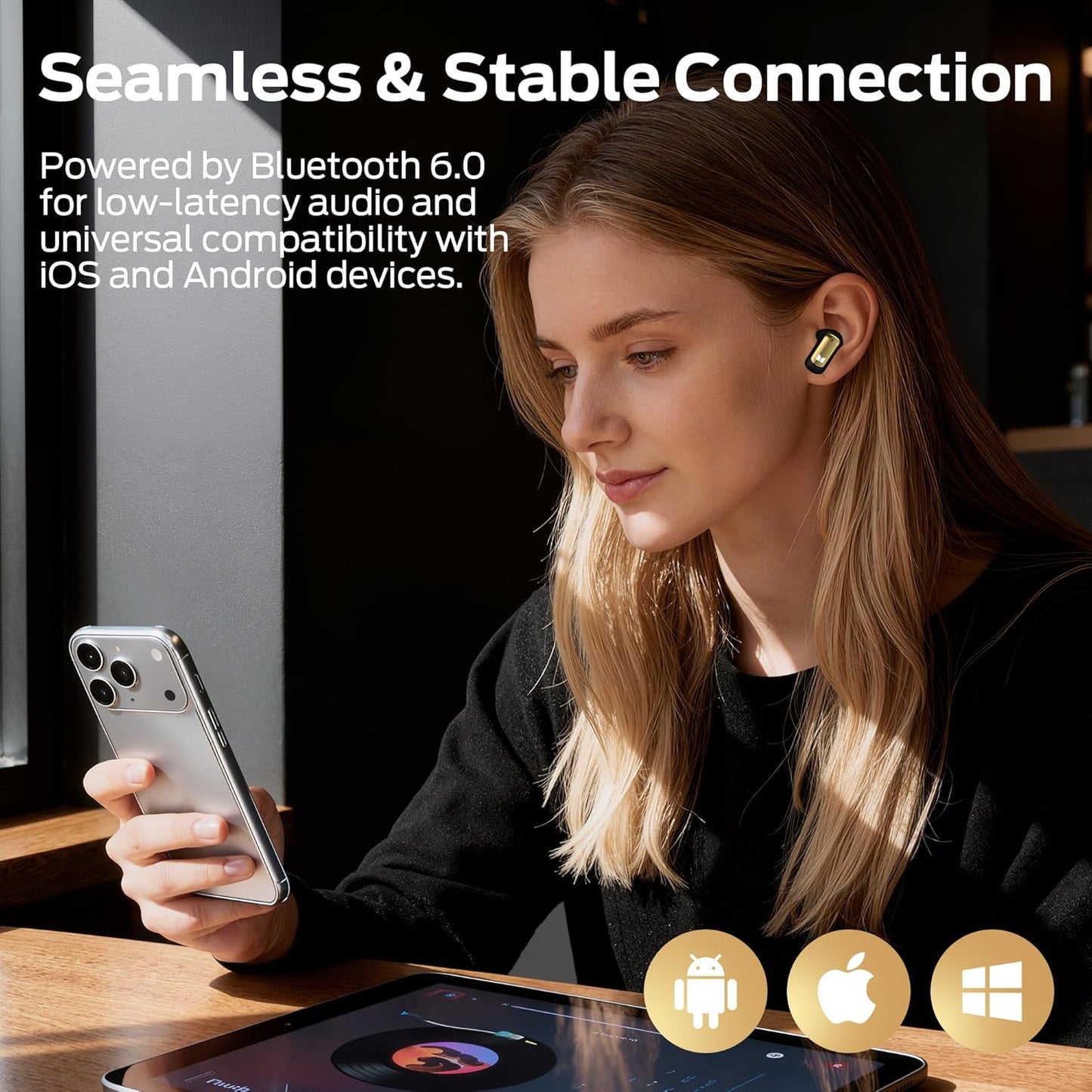 Handsfree Bluetooth Monster N-Lite 217, TWS, Negru