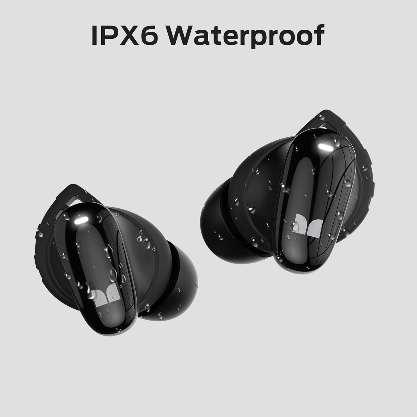 Handsfree Bluetooth Monster N-Lite 206, TWS, Negru
