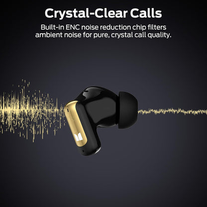 Handsfree Bluetooth Monster N-Lite 217, TWS, Negru