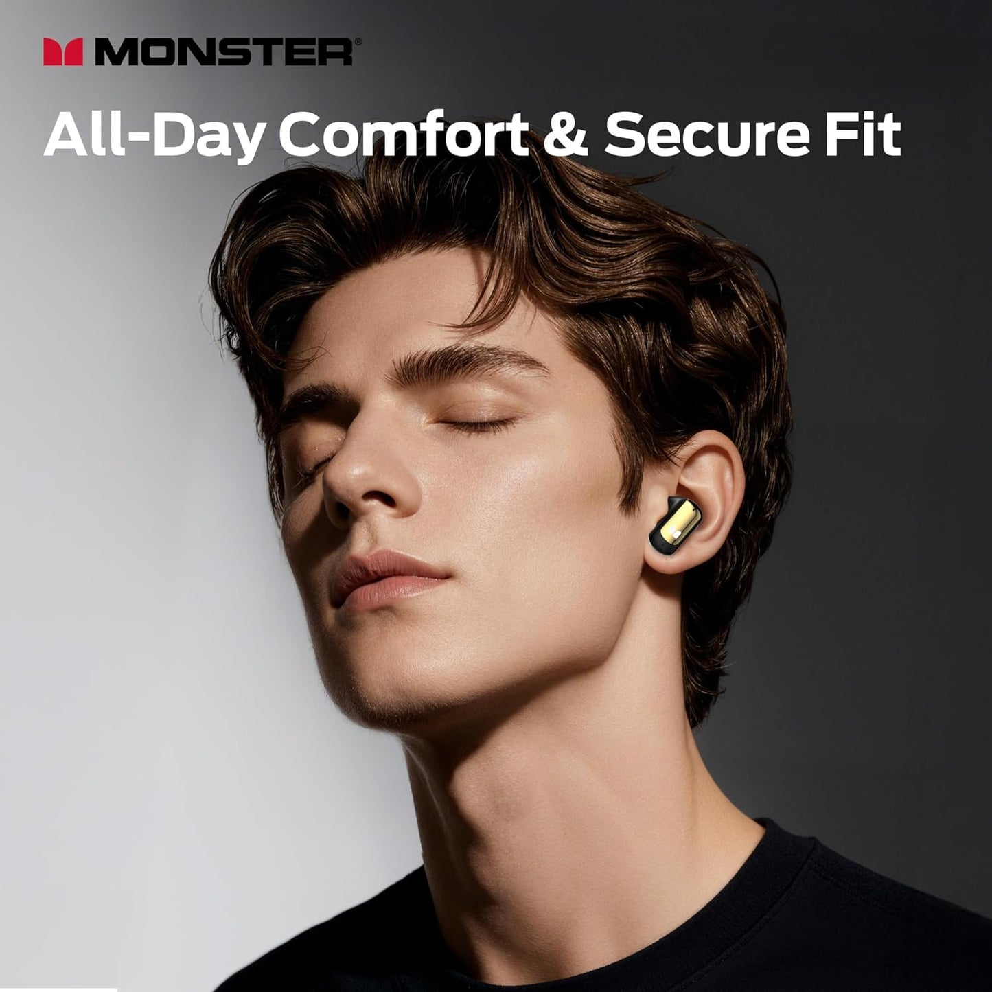 Handsfree Bluetooth Monster N-Lite 217, TWS, Negru