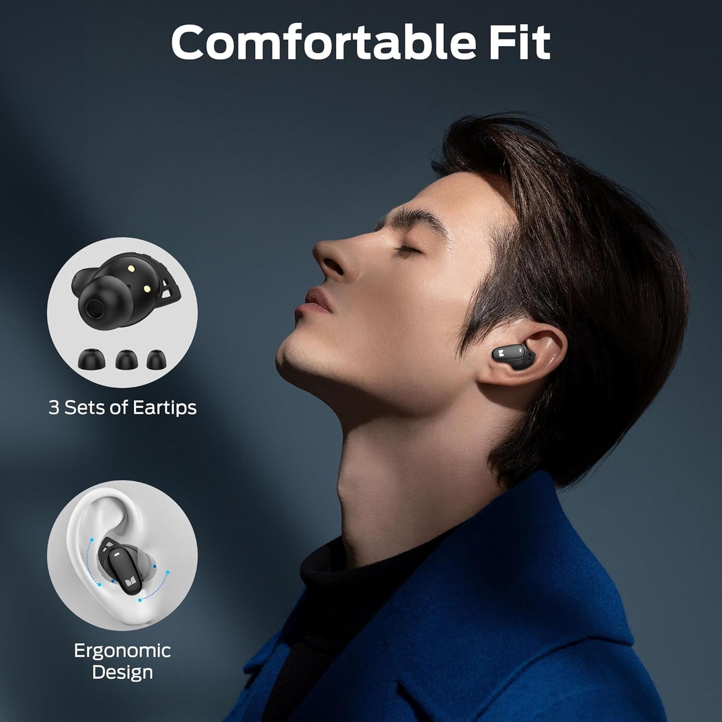 Handsfree Bluetooth Monster N-Lite 206, TWS, Negru