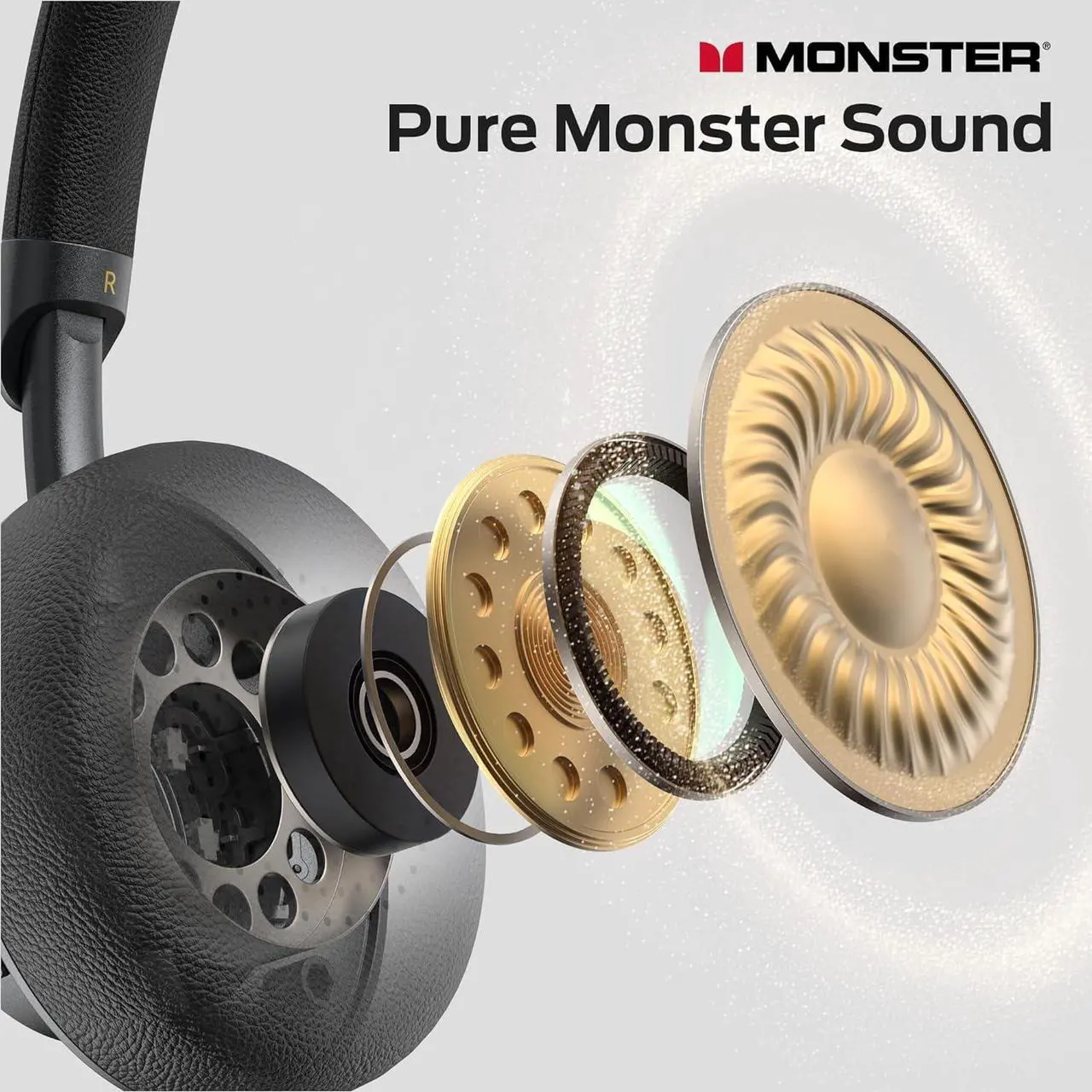 Handsfree Bluetooth Monster N-tune mini 02, A2DP, ANC, Negru