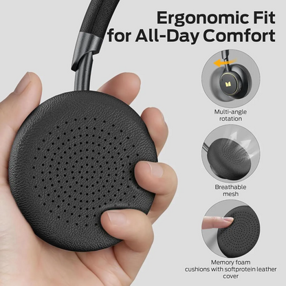 Handsfree Bluetooth Monster N-tune mini 02, A2DP, ANC, Negru