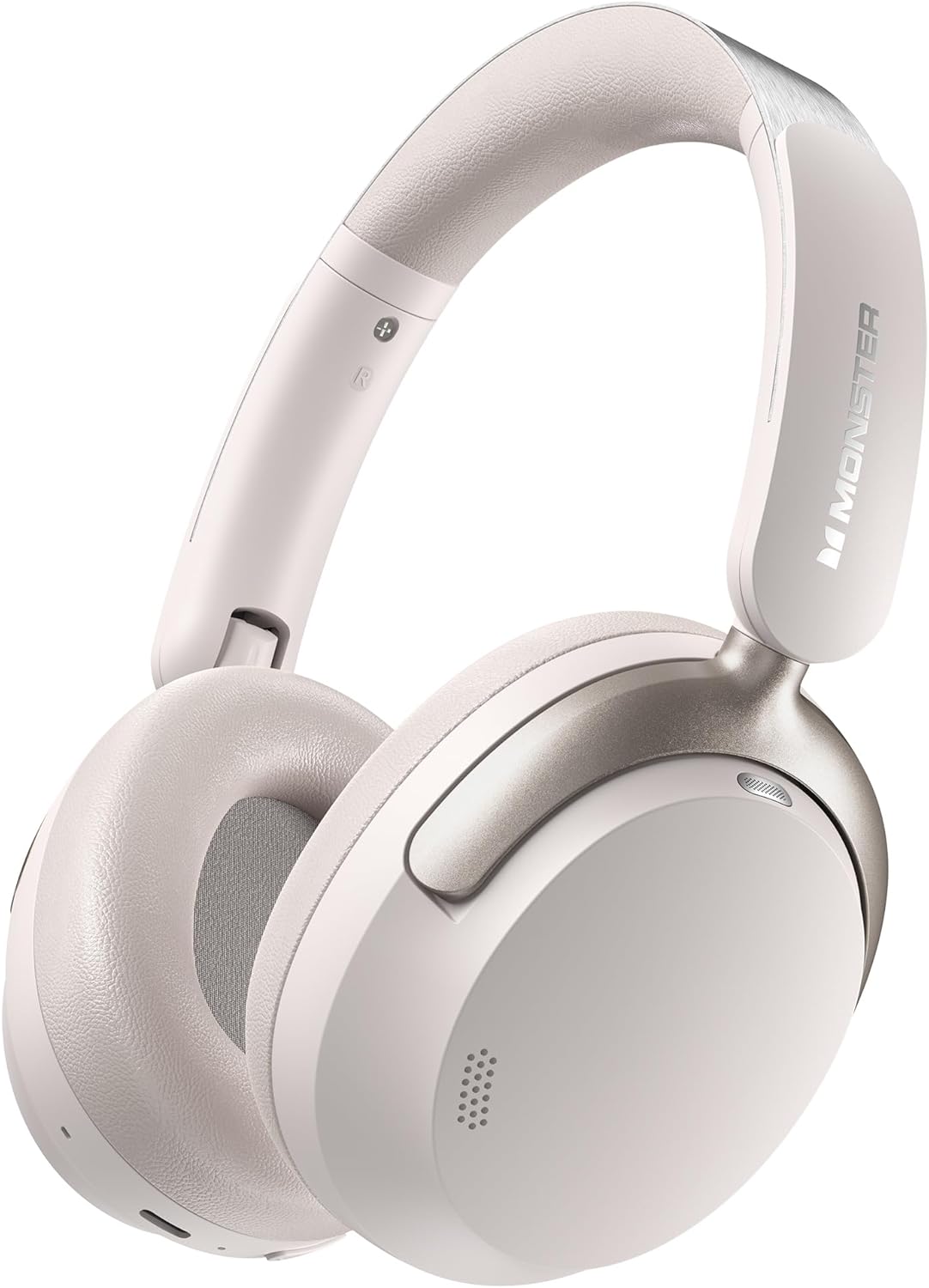 Handsfree Bluetooth Monster Persona 3rd, MultiPoint, A2DP, ANC, Alb