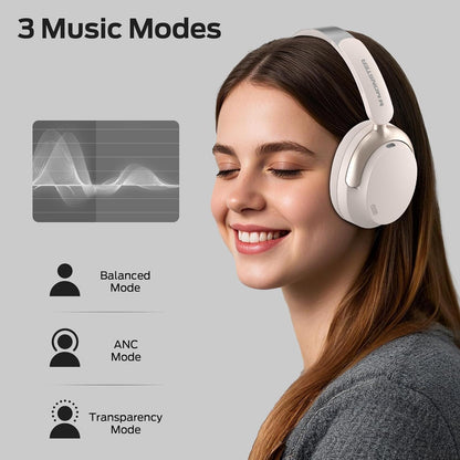 Handsfree Bluetooth Monster Persona 3rd, MultiPoint, A2DP, ANC, Alb