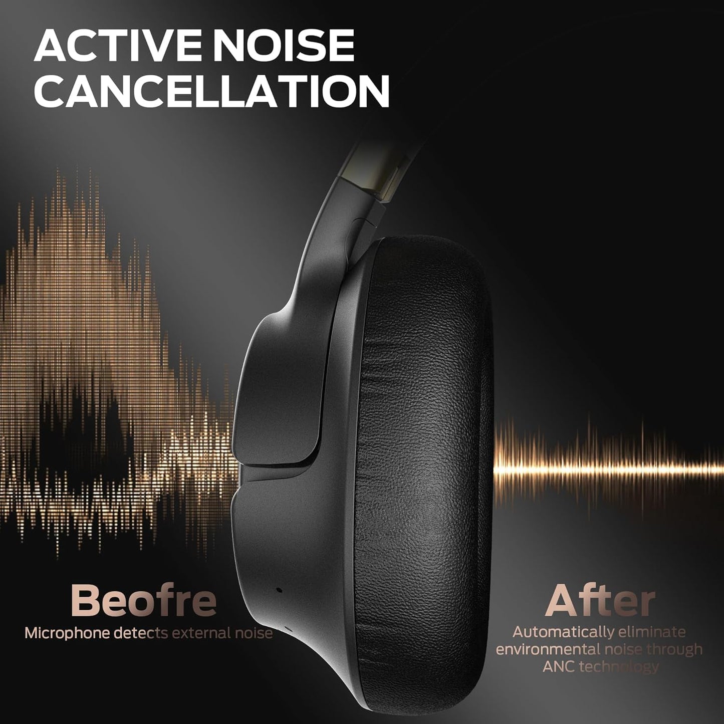 Handsfree Bluetooth Monster Persona SE, A2DP, ANC, Negru