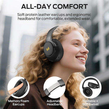 Handsfree Bluetooth Monster Persona 5th, MultiPoint, A2DP, ANC, Negru