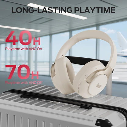 Handsfree Bluetooth Monster Persona 5th, MultiPoint, A2DP, ANC, Alb