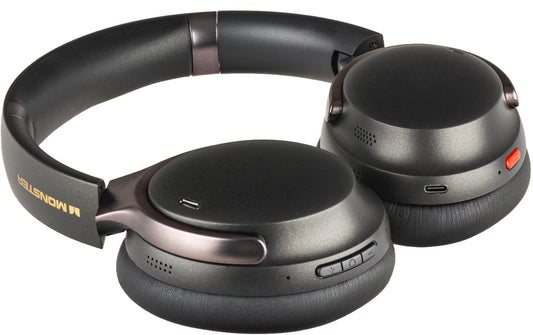 Handsfree Bluetooth Monster QuiteFit V3, MultiPoint, A2DP, ANC, Negru