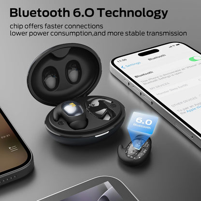 Handsfree Bluetooth Monster Sleep Ear100, TWS, Negru