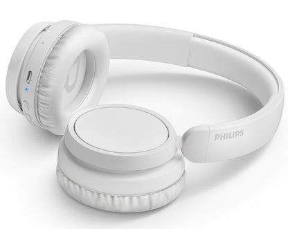 Handsfree Bluetooth Philips 5000, A2DP, Alb TAH5209WT/97