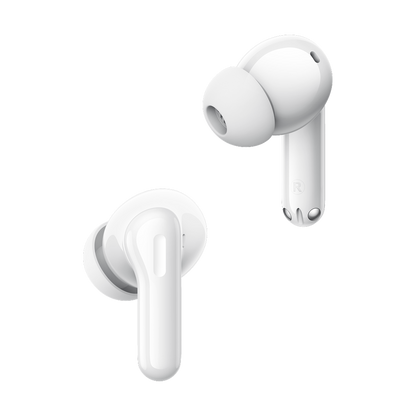 Handsfree Bluetooth Realme Buds T200, TWS, ANC, MultiPoint, Alb