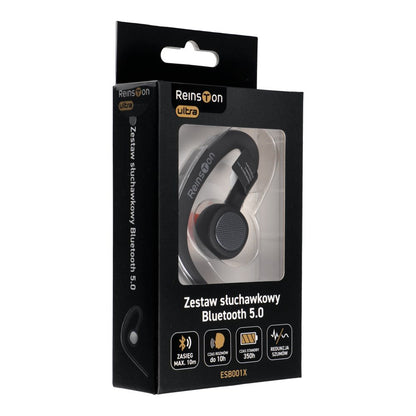 Handsfree Bluetooth Reinston ESB001X, MultiPoint, A2DP, Negru