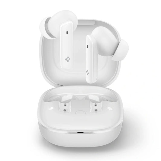 Handsfree Bluetooth Spigen SA2402, TWS, ANC, Alb ASD07964