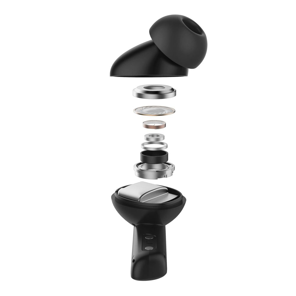 Handsfree Bluetooth Spigen SA2402, TWS, ANC, Negru