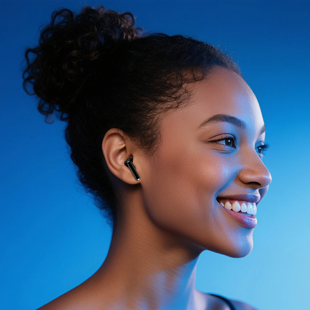 Handsfree Bluetooth Tech-Protect Ultraboost Pro G2, TWS, Negru