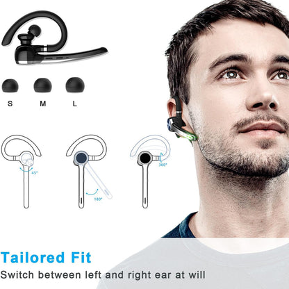 Handsfree Bluetooth Techsuit NeXound G7, MultiPoint, A2DP, Negru
