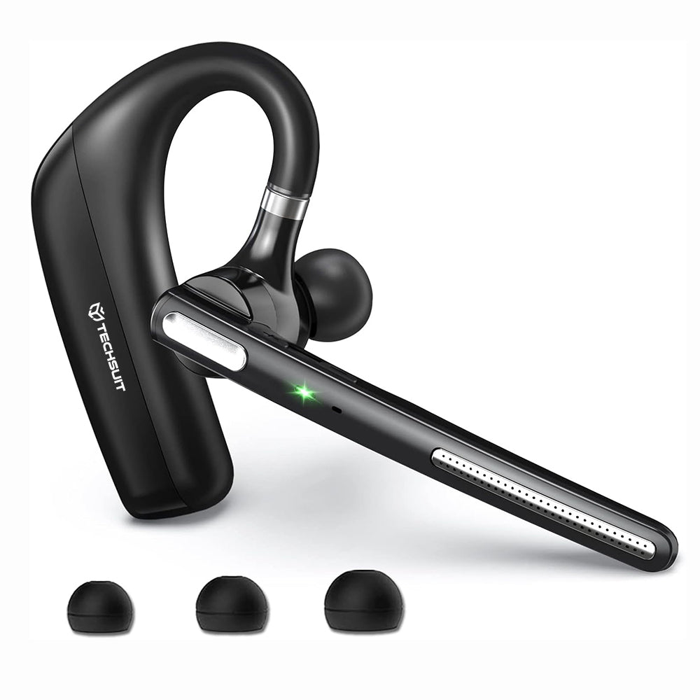 Handsfree Bluetooth Techsuit PowerTalks G6, MultiPoint, A2DP, Negru