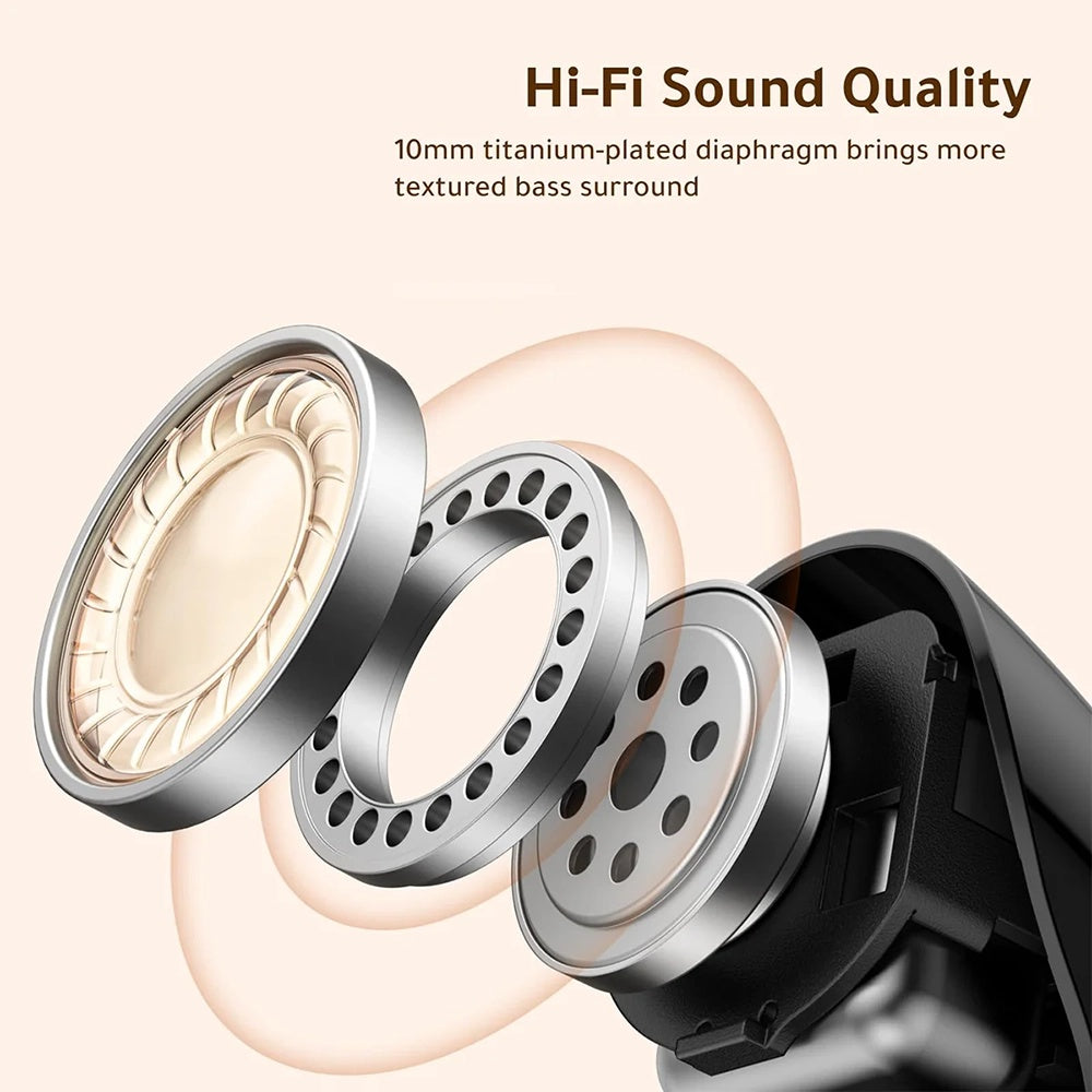 Handsfree Bluetooth UGREEN Dots (75627), TWS, MultiPoint, Alb