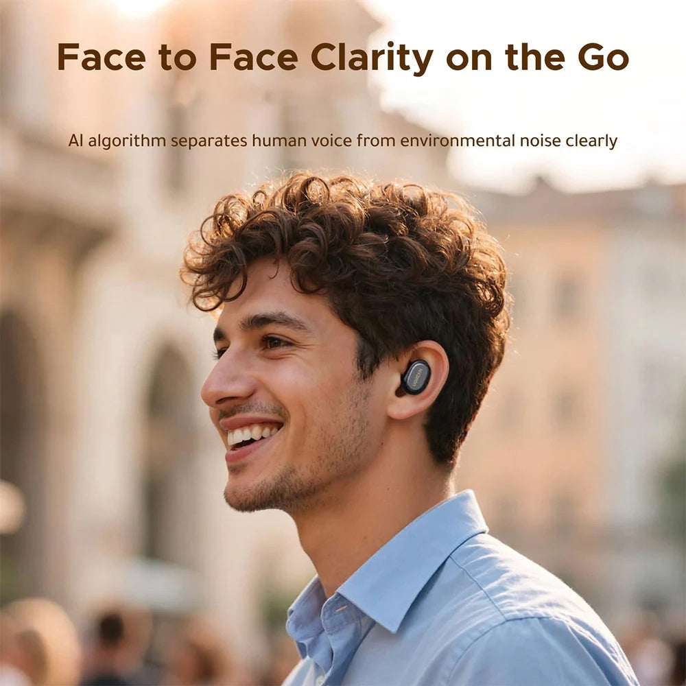 Handsfree Bluetooth UGREEN Dots (75627), TWS, MultiPoint, Alb