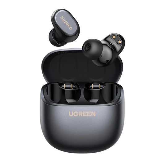 Handsfree Bluetooth UGREEN Dots (75628), TWS, MultiPoint, Negru