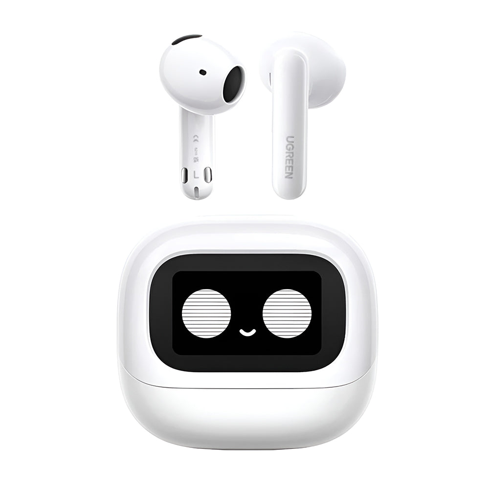 Handsfree Bluetooth UGREEN HiTune H6 Magic WS216 (65386), TWS, ANC, MultiPoint, Alb