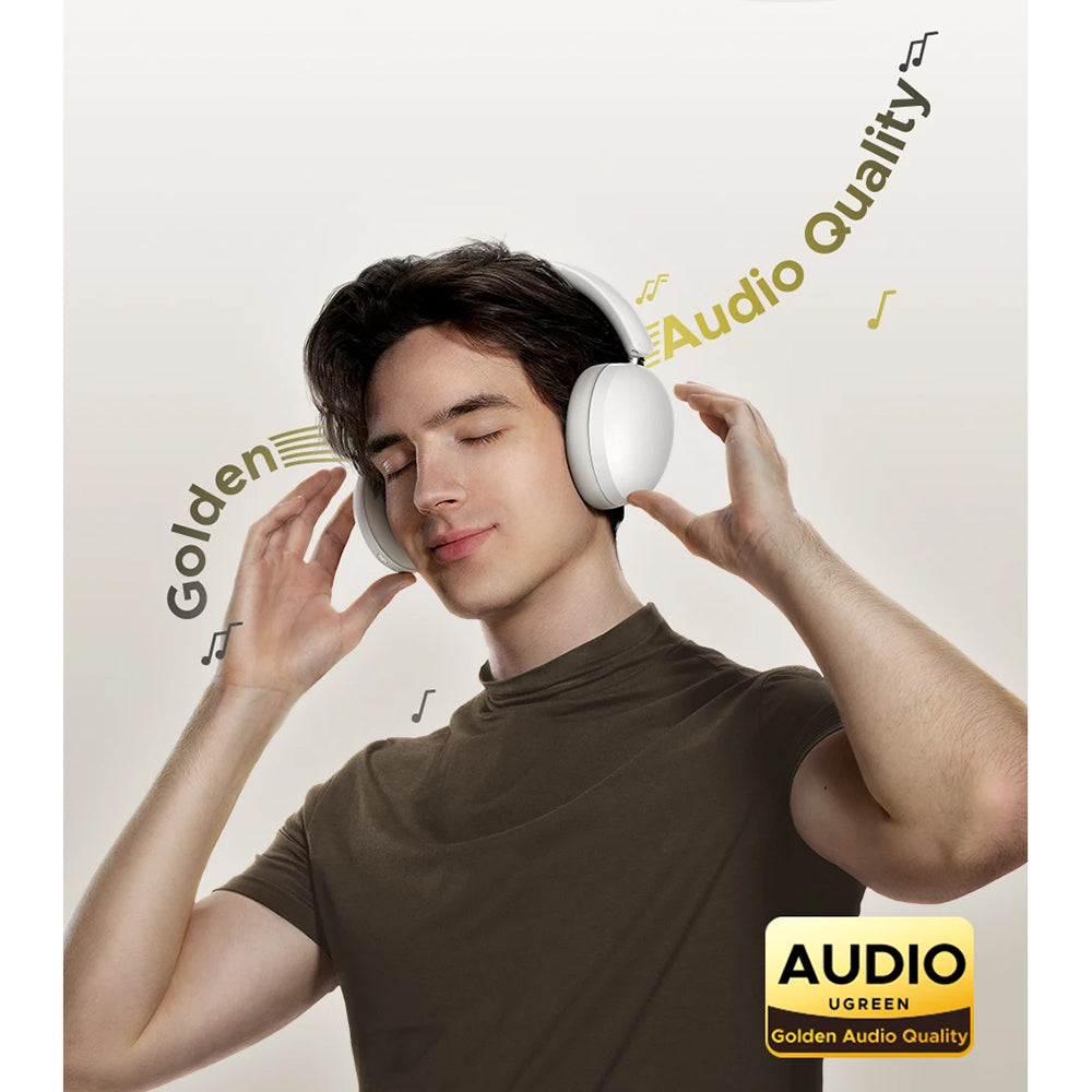 Handsfree Bluetooth UGREEN HiTune Max 2 HP205, MultiPoint, A2DP, ANC, Negru