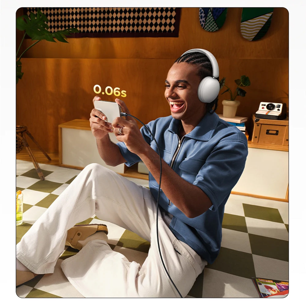 Handsfree Bluetooth UGREEN HiTune Max 2 HP205, MultiPoint, A2DP, ANC, Negru