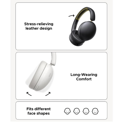 Handsfree Bluetooth UGREEN HiTune Max 2 HP205, MultiPoint, A2DP, ANC, Negru