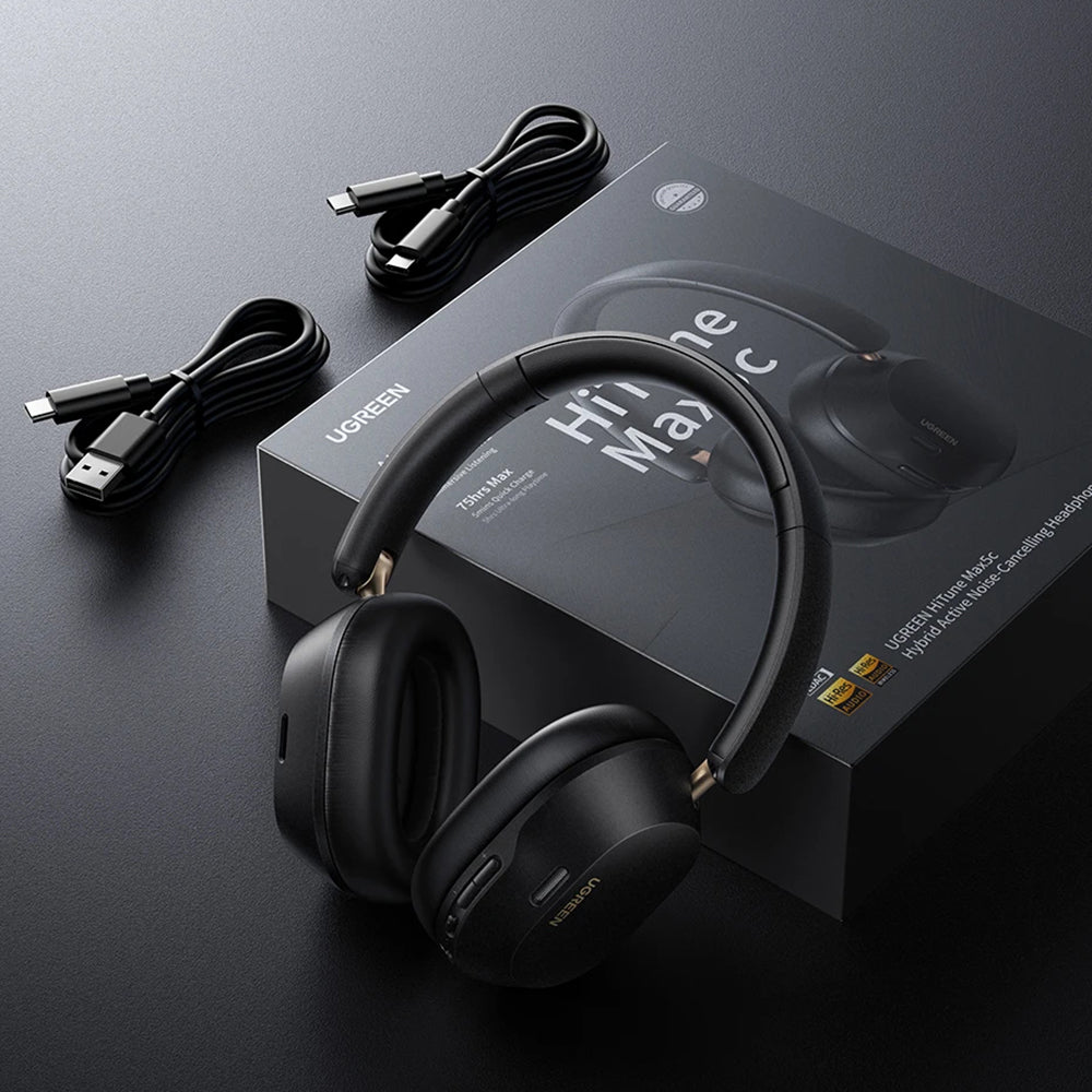 Handsfree Bluetooth UGREEN HiTune Max5C HP203, A2DP, ANC, Albastru