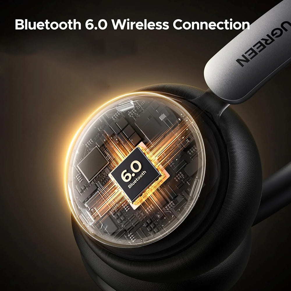 Handsfree Bluetooth UGREEN HiTune Studio Plus HP207, A2DP, ANC, Argintiu