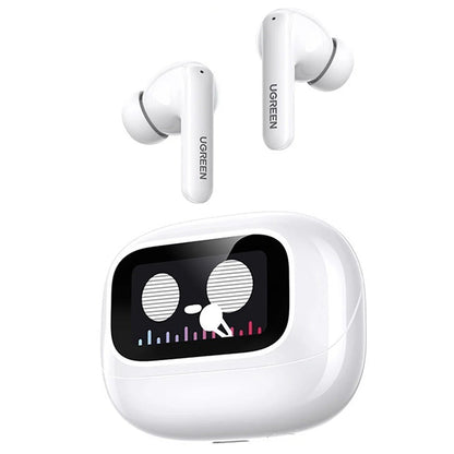 Handsfree Bluetooth UGREEN HiTune T6 Magic WS211, TWS, ANC, MultiPoint, Alb