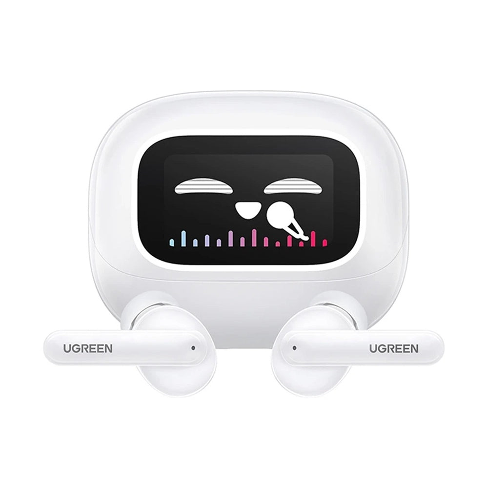 Handsfree Bluetooth UGREEN HiTune T6 Magic WS211, TWS, ANC, MultiPoint, Alb