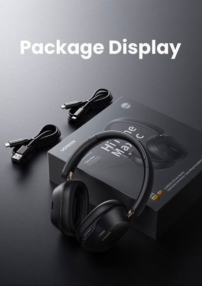 Handsfree Bluetooth UGREEN HP203, A2DP, ANC, Negru