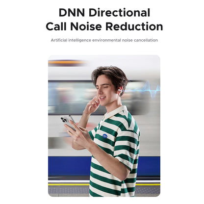 Handsfree Bluetooth UGREEN S6 ClipBuds Magic WS208, TWS, Alb